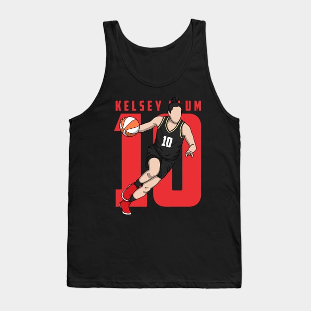 Kelsey Plum Comic Style Tank Top by mia_me